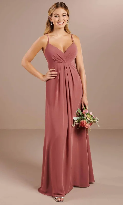 Women's High-Fashion Apparel Christina Wu Celebration 22192 - V-neck Empire Prom Gown