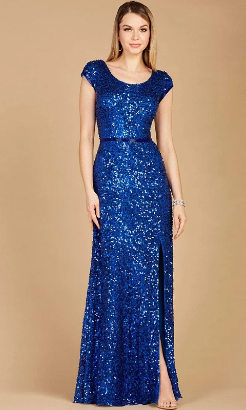 Women's Urban Clothing Lara Dresses 29322 - Cap Sleeved Sequined Gown