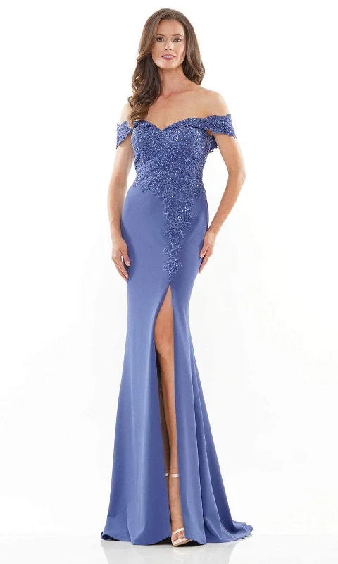 Women's Elegant Evening Attire Rina Di Montella RD2728 - Embroidered Mother of the Bride Gown