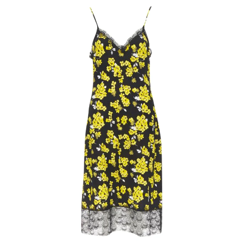 Women's Clothing For Casual Outings Michael Michael Kors floral print lace trimmed summer dress