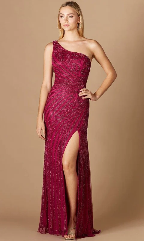 Women's Elegant Garments Lara Dresses 29283 - Glitz and Glamour Asymmetrical Sleeveless Gown