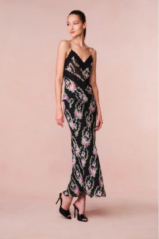 Women's Wedding Apparel Castle Floral Maxi Skirt