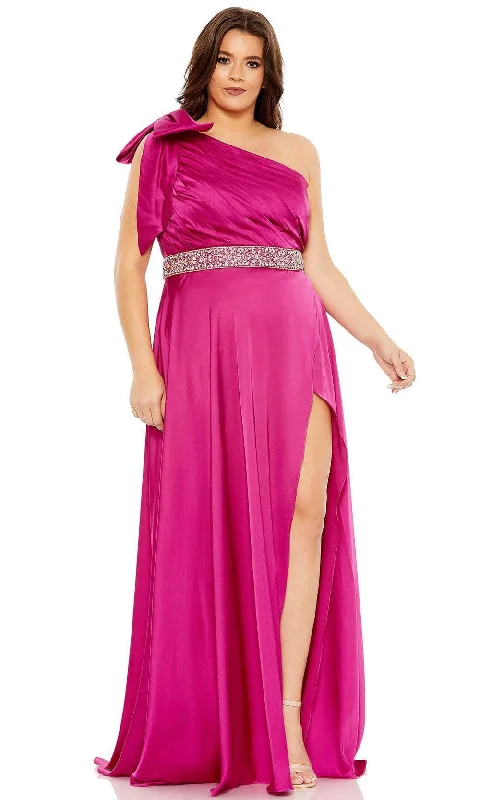 Women's Loungewear Clothes Mac Duggal 49576 - Asymmetrical Pleated Evening Gown