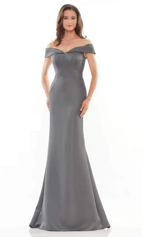 Women's Transitional Attire Marsoni by Colors - MV1153 Draped Off Shoulder Gown