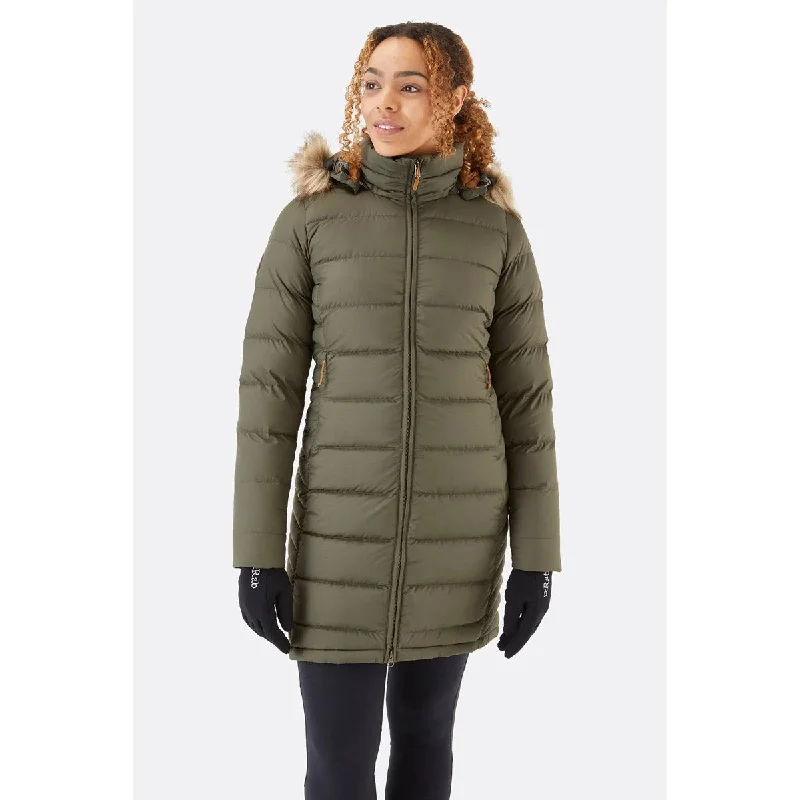 Women's Chic Outerwear Outfit Women's Deep Cover Down Parka