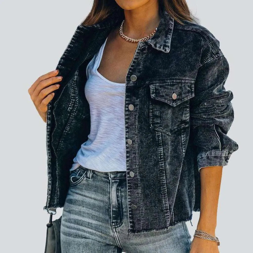 Fashionable Women's Clothing Retro women's denim jacket