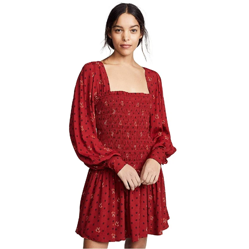 Charming Women's Holiday Apparel Free People Womens Two Faces Mini Dress