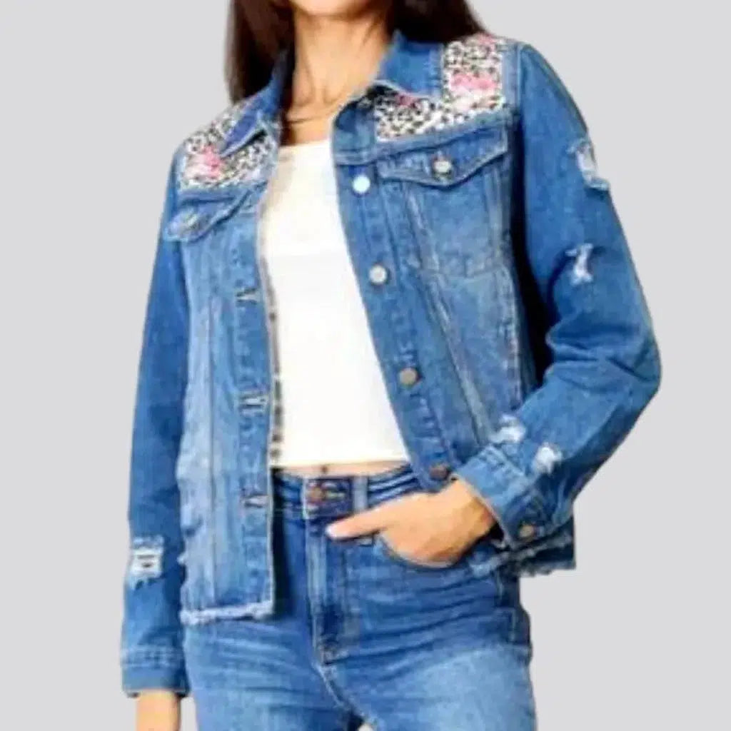 Women's Wardrobe Apparel Regular y2k jean jacket
 for ladies