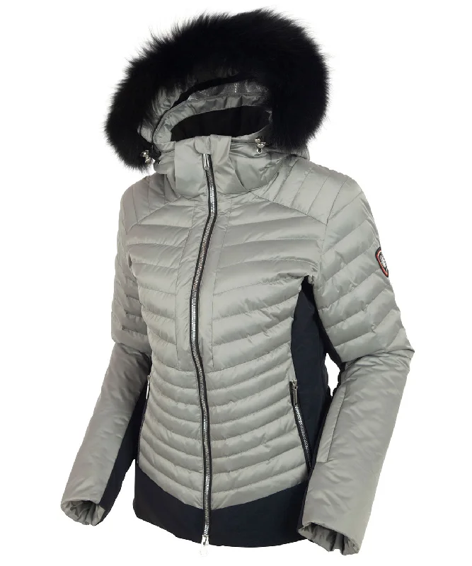 Women's Activewear Attire Women's Kenzie Jacket with Fur Ruff