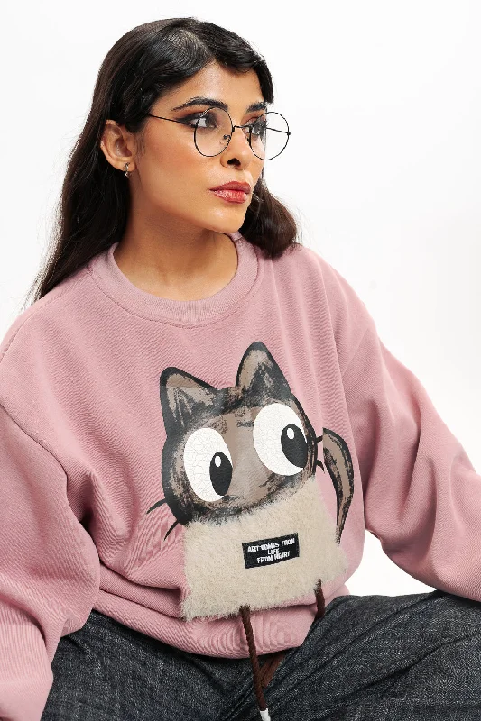 Women's Vintage-Inspired Clothing Cute Animal Sweatshirt