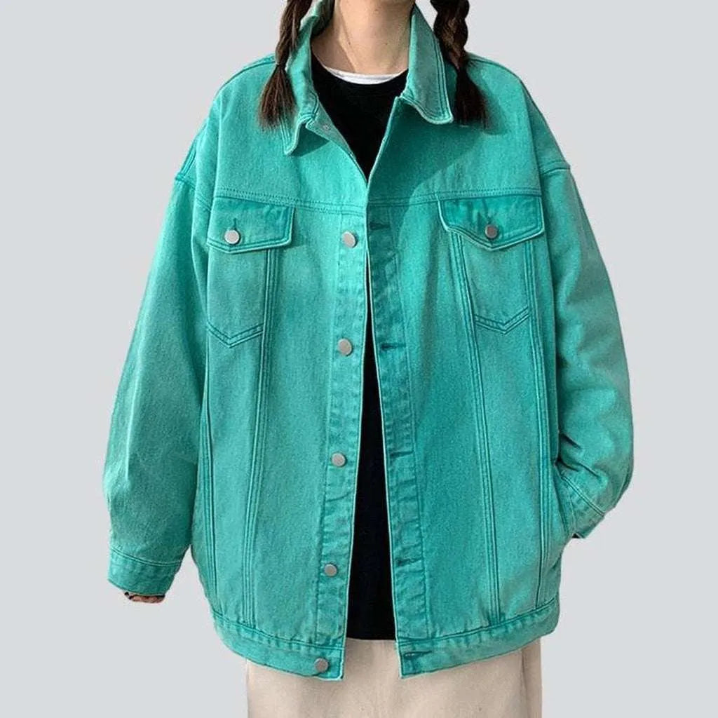 Women's Clothes Women's long oversized denim jacket