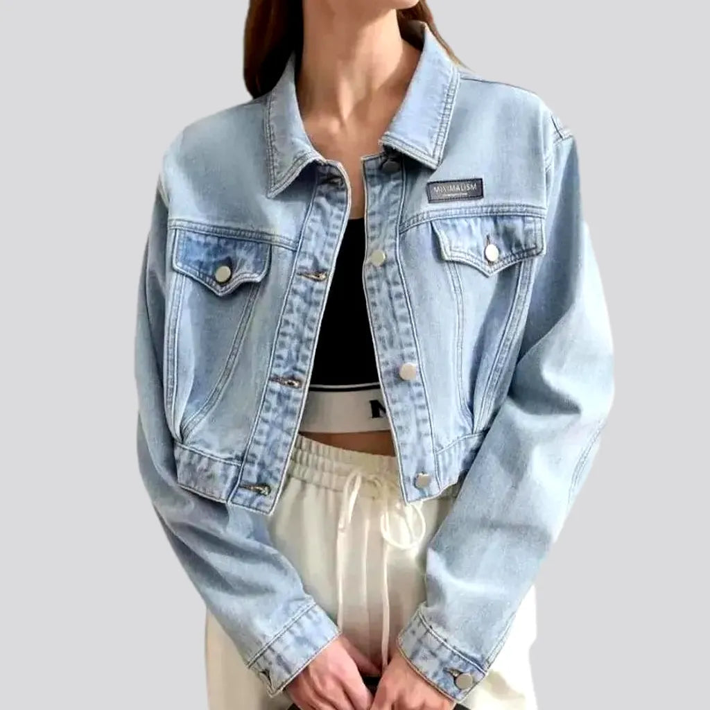 Women's Elegant Evening Attire Chic denim jacket for women