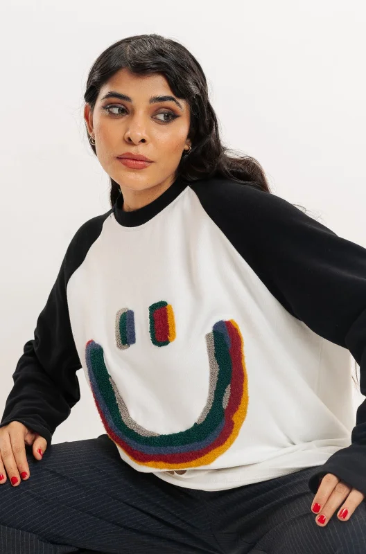 Casual Outfit For Women Smile Sweatshirt