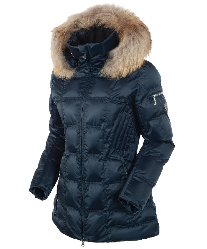 Women's Cozy Winter Attire Women's Nikki Quilted Jacket with Removable Fur Ruff