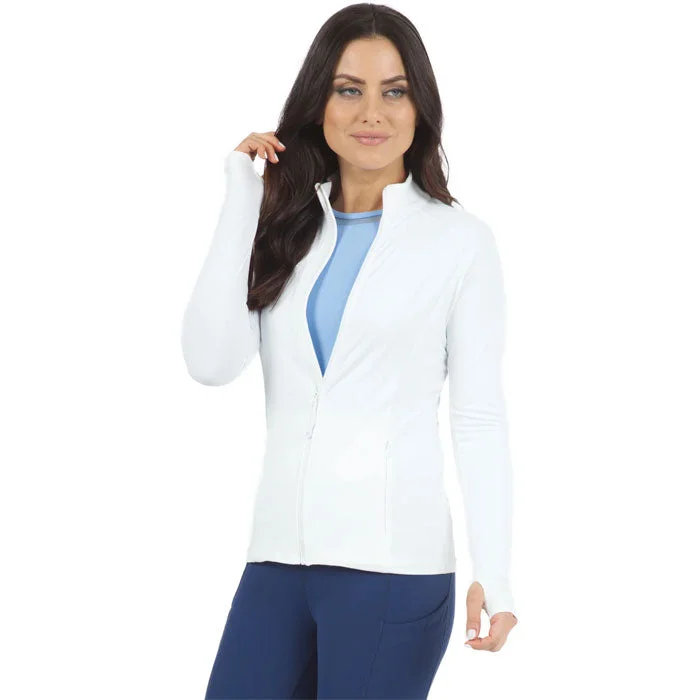 Women's Evening Clothing IBKUL Performance Jacket - White