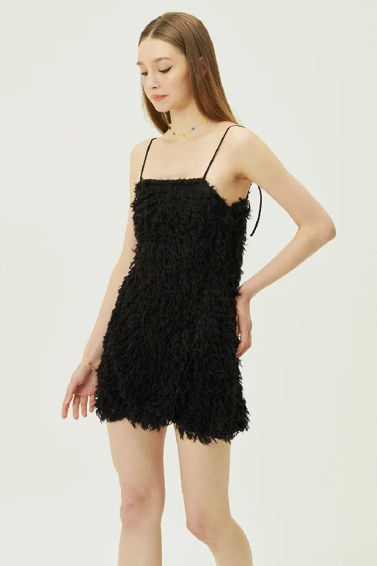 Women's Travel Garments Liane Faux Feather Dress