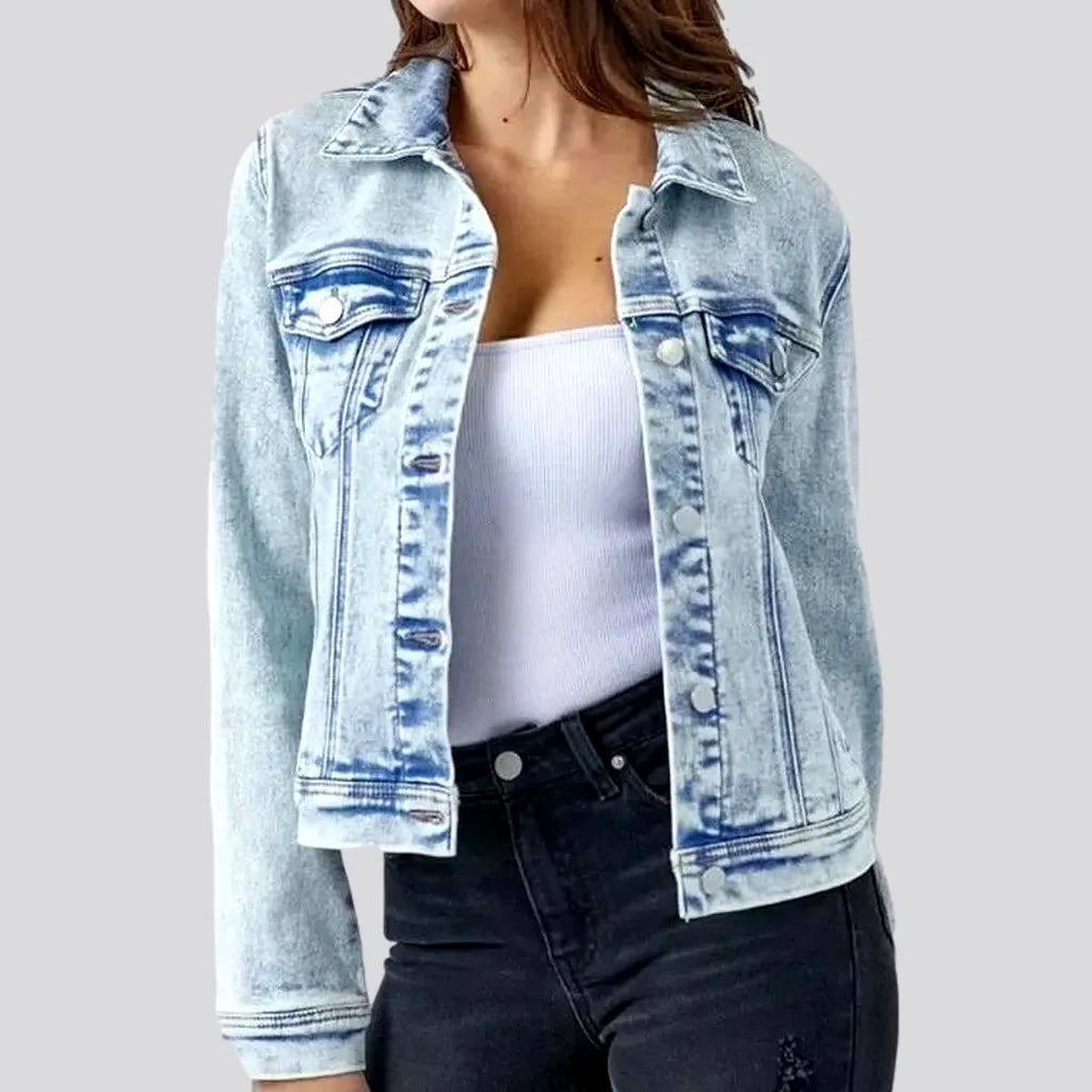 Women's Activewear Attire Street vintage denim jacket for women