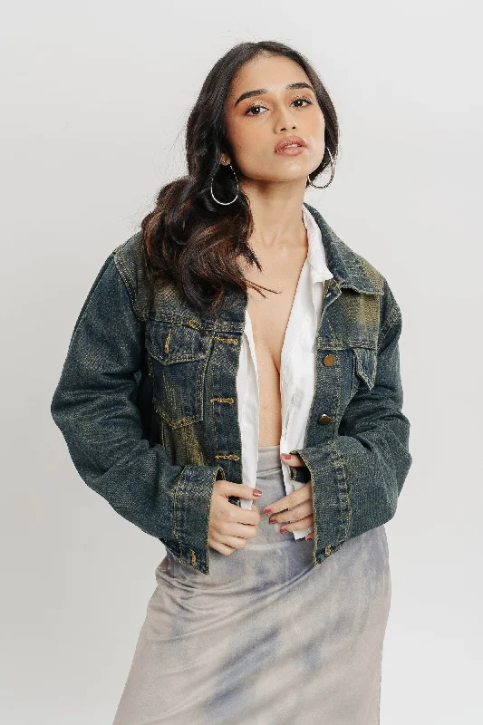 Tailored Clothing For Women Vintage Denim Jacket