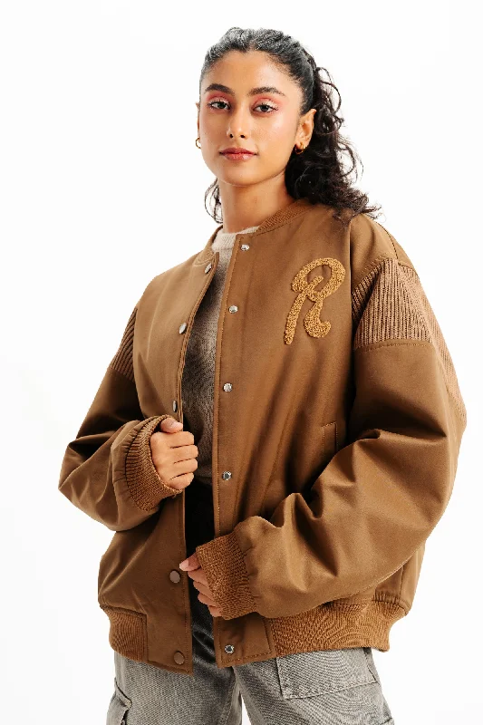 Comfortable Outfit For Women Brown Jacket