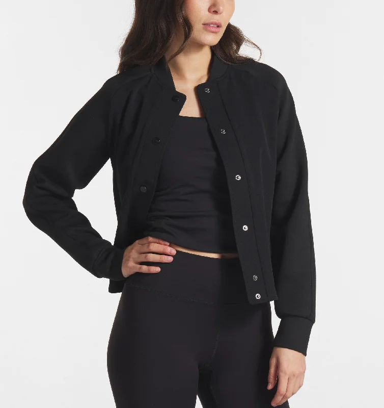 Women's Plus-Size Garments Jetset Bomber Jacket